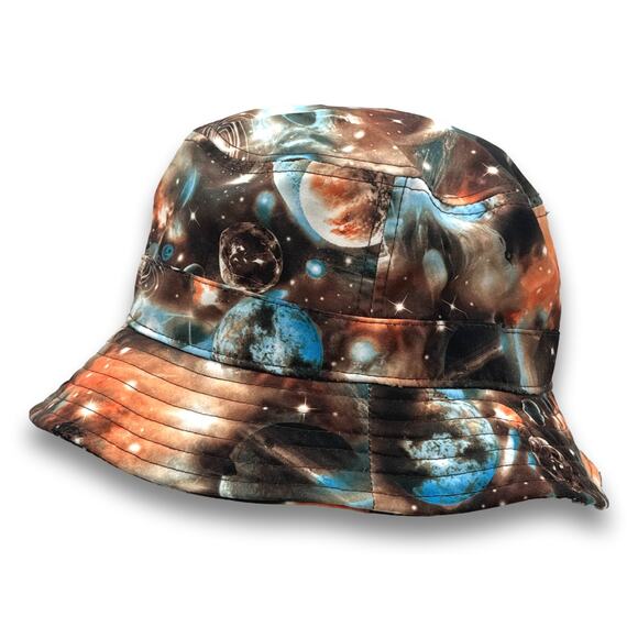 Fisherman Bucket Hat Universe Cosmos Galaxy Graphic Print Outdoor Hiking Cap - Picture 2 of 5